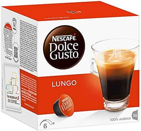 Nescaf Dolce Gusto Caff Lungo Caja De C Psulas De Caf Amazon