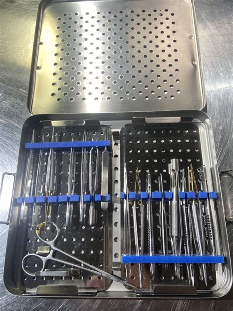 Used Assi Ice Storz Microsurgical Hand Instrument Set Case