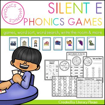 Silent E Games and Activities by Literacy Please | TpT