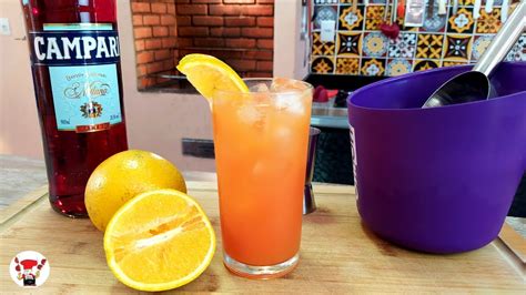 Como Fazer Garibaldi Campari E Laranja Drink Perfeito YouTube