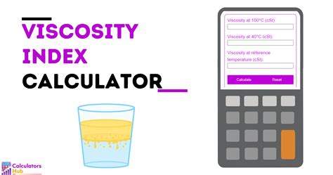 Viscosity Index Calculator Online