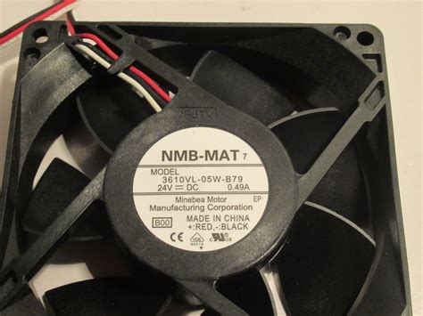 Minebea Motor Corp Nmb Mat Vl W B V Dc A Fan Motor New