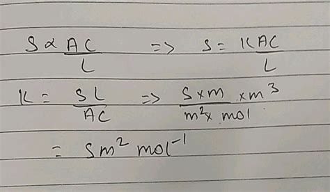 (AIEEE 2002) 3. Conductance (Siemens, S) is directly proportional to ...