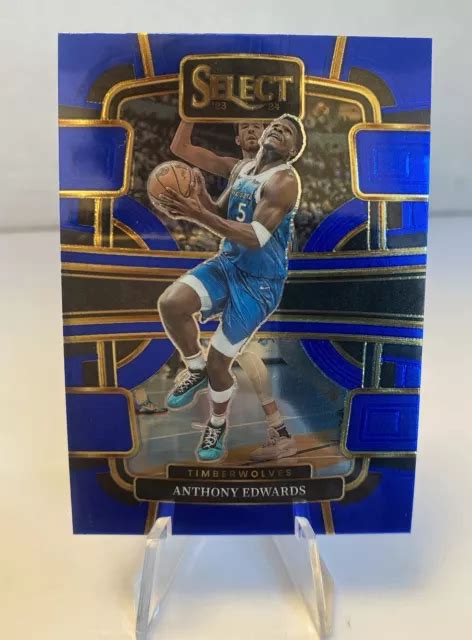 ANTHONY EDWARDS 2023 24 Panini NBA Select 37 Concourse Blue