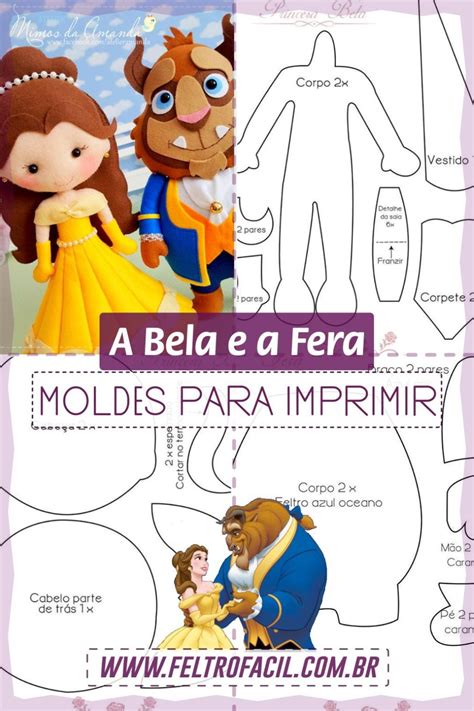 Moldes Da Bela E A Fera Para Imprimir Artofit