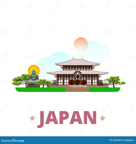 Japan Map Country Infographics Royalty-Free Stock Image | CartoonDealer ...