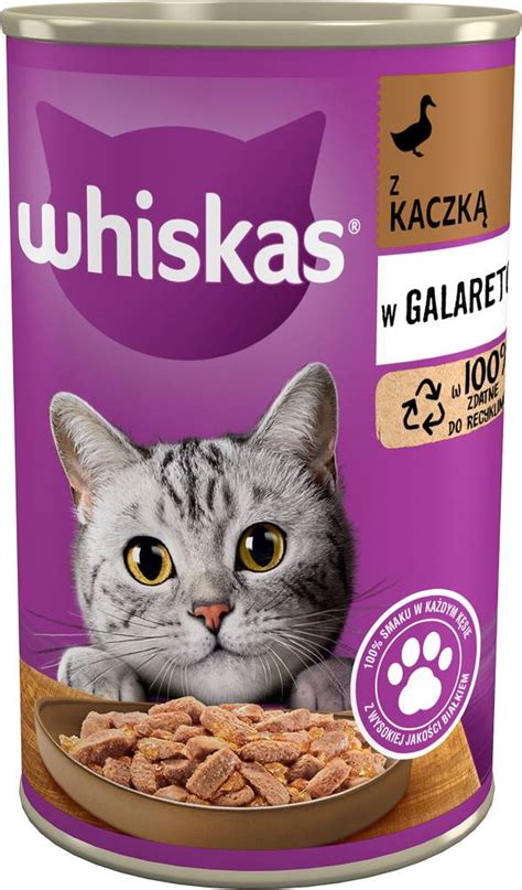 WHISKAS Adult puszka 400 g mokra karma dla dorosłego kota kawałki z