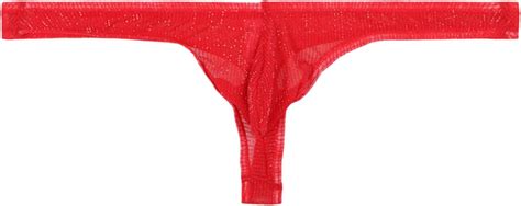 Buy Sheer Lingerie Thong For Men See Through Sexy Mesh G String Low Rise Bikini Briefs Big