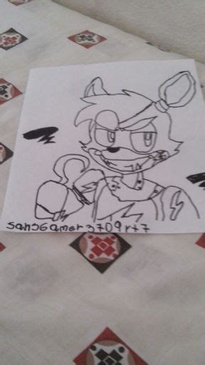 Dibujo De Foxy Fnaf Amino Espa Ol Amino