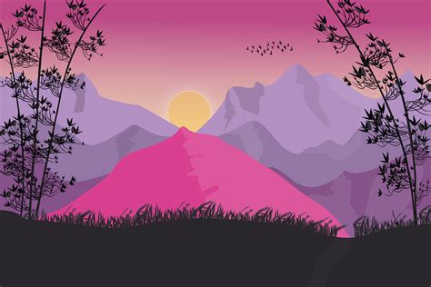 Digital Art - Landscape Drawing 02 by Md Mehedi Hasan Shakil on Dribbble