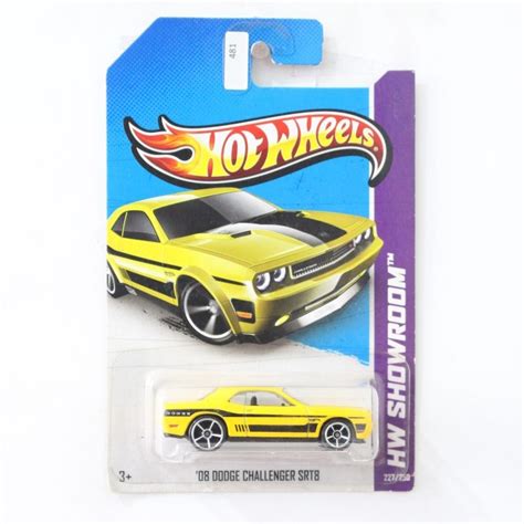 Jual Mainan Hot Wheels 08 Dodge Challenger Srt8 Kuning 481 Diecast Original Shopee Indonesia