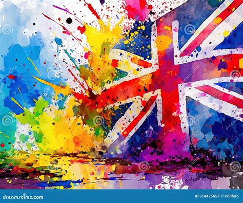 Vibrant Union Jack Stock Illustration Illustration Of British 314475657