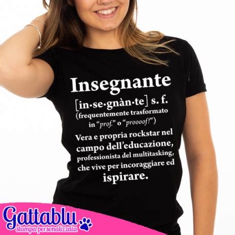 T Shirt Donna Definizione Di Insegnante Rockstar Del Multitasking