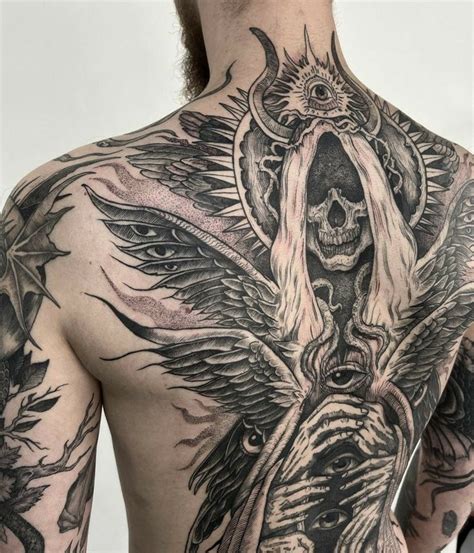 Pin by Alain Martínez on Mí selección de Black Tattoo Back piece