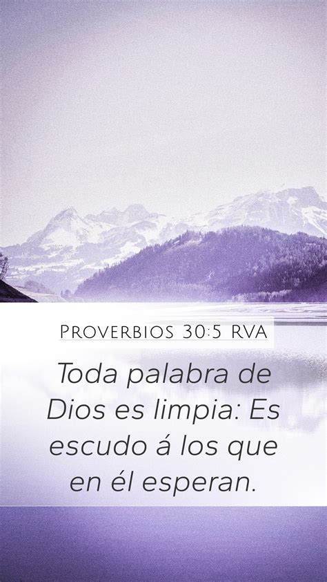 Proverbios 30 5 RVA Mobile Phone Wallpaper Toda Palabra De Dios Es