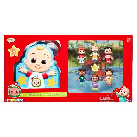 CoComelon Carry Along Figure Case with 6 Articulated Figures - Toys for ...