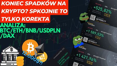 Czy To Koniec Spadk W Kryptowalut Analiza Btc Eth Bnb Usdpln Dax