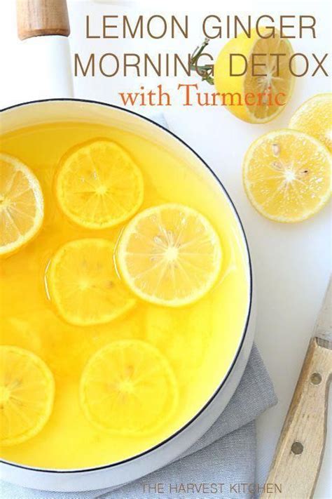 Lemon Ginger Morning Detox Drink Recipe Morning Detox Lemon Detox