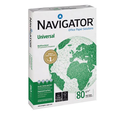 Navigator Universal A4 Paper 80gsm White 2500 Pack Nava480