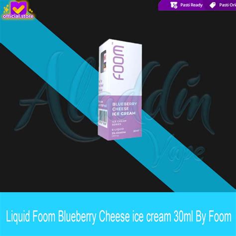 Jual Authentic Liquid Foom Blueberry Cheese Ice Cream Ml By Foom