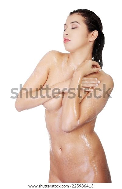 Wet Naked Woman Shower Stock Photo Shutterstock