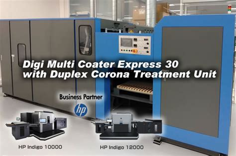 Demo Machine Of BNT Coater Has Been Placed At The Showroom Of HP Indigo