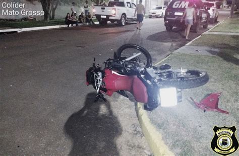 Colis O Entre Moto E S Deixa Jovem Gravemente Ferido Em Col Der