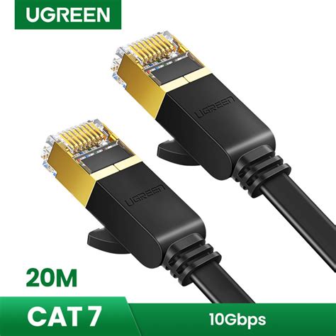 UGREEN LAN Cable CAT7 Super High Speed RJ45 FTP CAT 7 Flat Gigabit