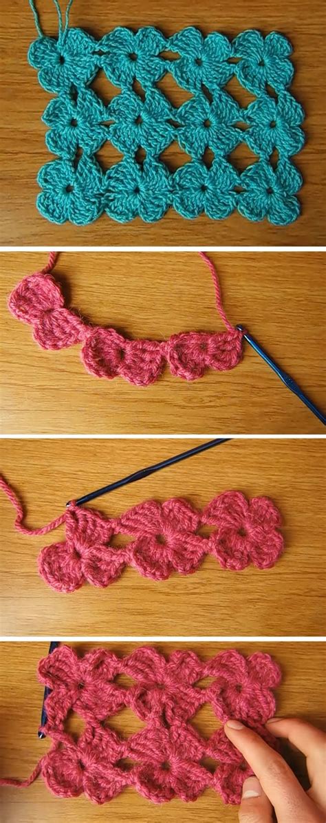 Crochet Flower Stitch Pattern Design Peak