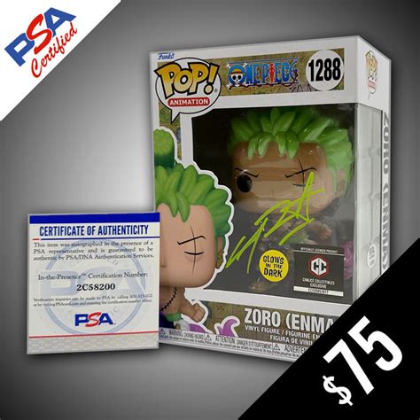 Funko Pop! - One Piece: Zoro Enma #1288 SIGNED by Christopher Sabat (P – Chalice Collectibles