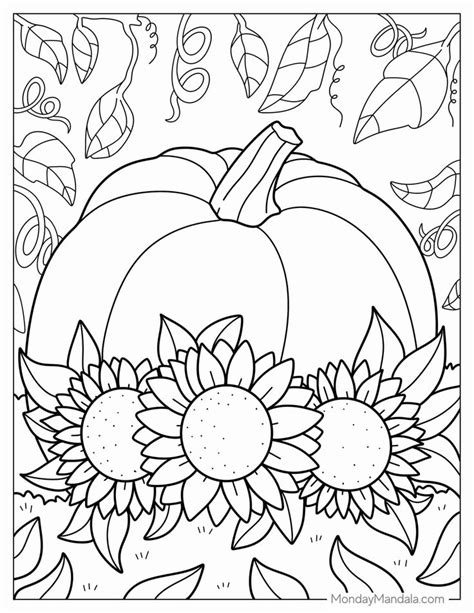 60 Pumpkin Coloring Pages Free PDF Printables Pumpkin Coloring