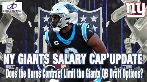 New York Giants Salary Cap Update Does The Burns Deal Limited The