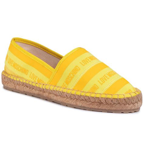 Espadrilles LOVE MOSCHINO JA10322G0AJW1404 Sárga ecipo hu