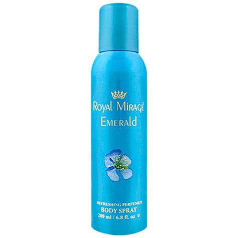 Buy Royal Mirage Emerald Deodorant Perfumed Body Spray Provides Long