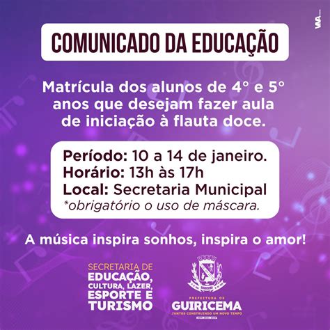 Comunicado Da EducaÇÃo Atenção Pais Ou Responsáveis Prefeitura