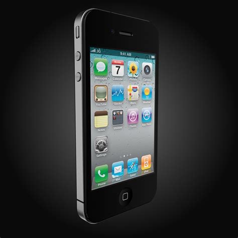 Apple iPhone 4G 3D Model – Buy Apple iPhone 4G 3D Model | FlatPyramid