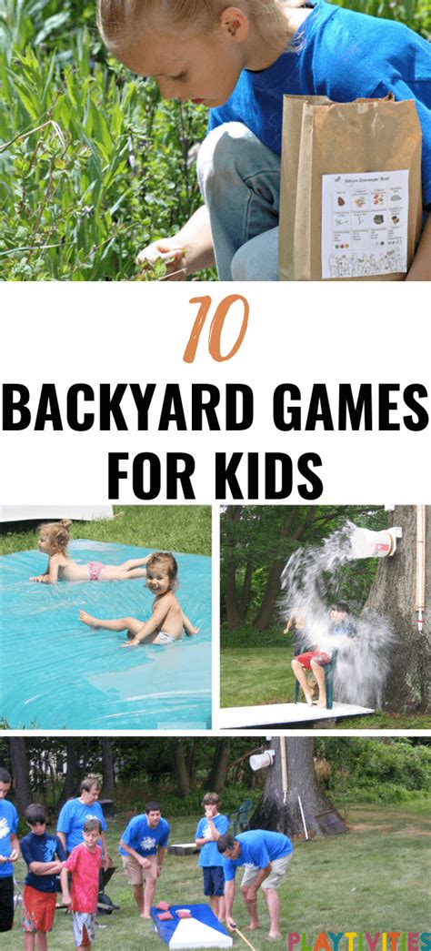 10 Absolutely Coolest Backyard Games for Kids - Playtivities