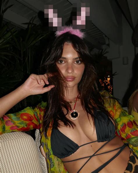 Emily Ratajkowski Rocks Tiny Black Thong Bikini On Beach Getaway But Fans Call Out Raunchy
