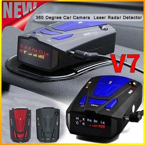 Buy 2021 Version V7 Cobra 16 Band 360 Car Camera Laser Radar Detector