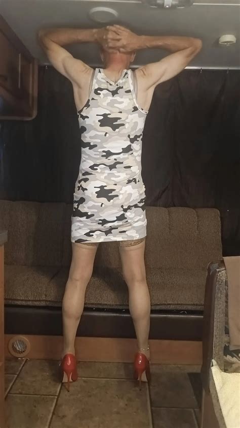 Faggot Andrew Brown In Camo Dress Thigh Highs And Heels Nude Pics Xhamster