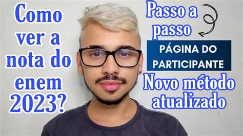 COMO VER A NOTA DO ENEM 2023 PASSO A PASSO ATUALIZADO YouTube