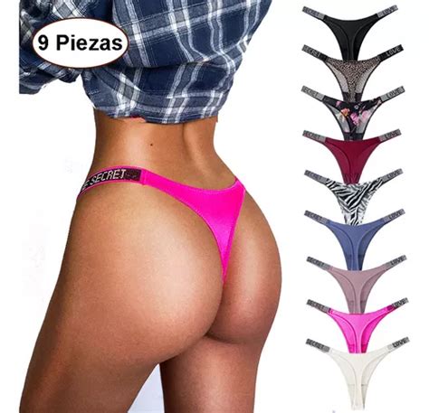 Tanga Lenceria Sexys Dama Con Pedrer A Piezas Bragas Moda Cuotas Sin