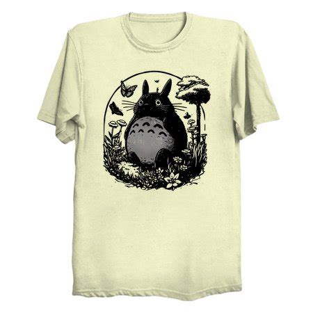 totoro black and white - NeatoShop