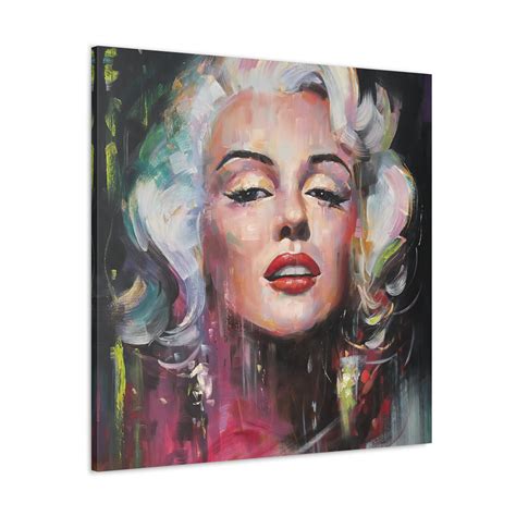 Marilyn Monroe Abstract Pop Art, Canvas Wall Decor, Wall Art, Style ...