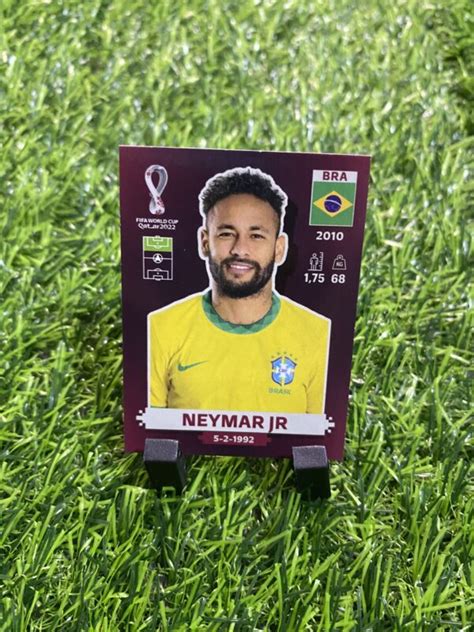 Oryx Edition Figurinha Do Neymar Bra Lbum Copa Do Mundo