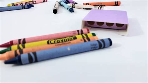 Svg Crayon Holder Box Template Coloring Activity Book Etsy