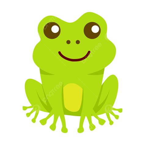 Cute Frog Illustration Vector, Animal, Vector, Frog PNG and Vector with Transparent Background ...