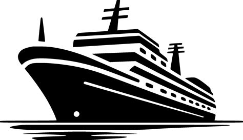 Cruise Minimalist And Simple Silhouette Vector Illustration 42371993