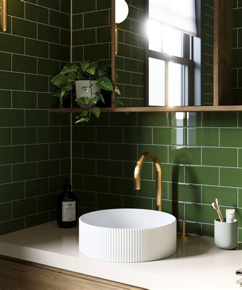 green small bathroom ideas 12