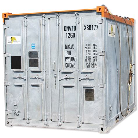 DNV 8X10 Open Top Container Tiger Offshore Rentals